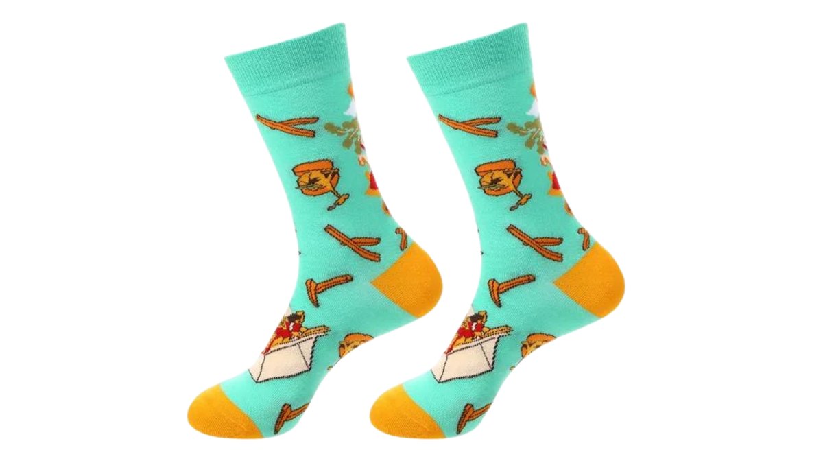 Burger and Fries Socks