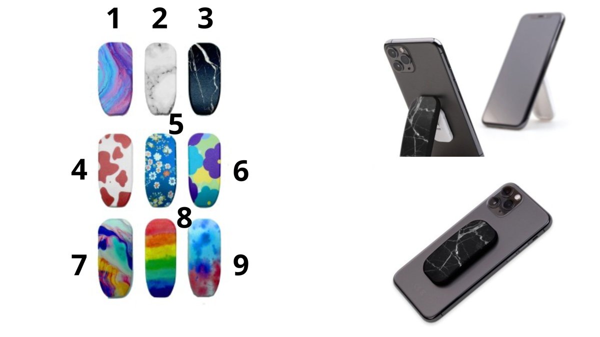 Phone grip support