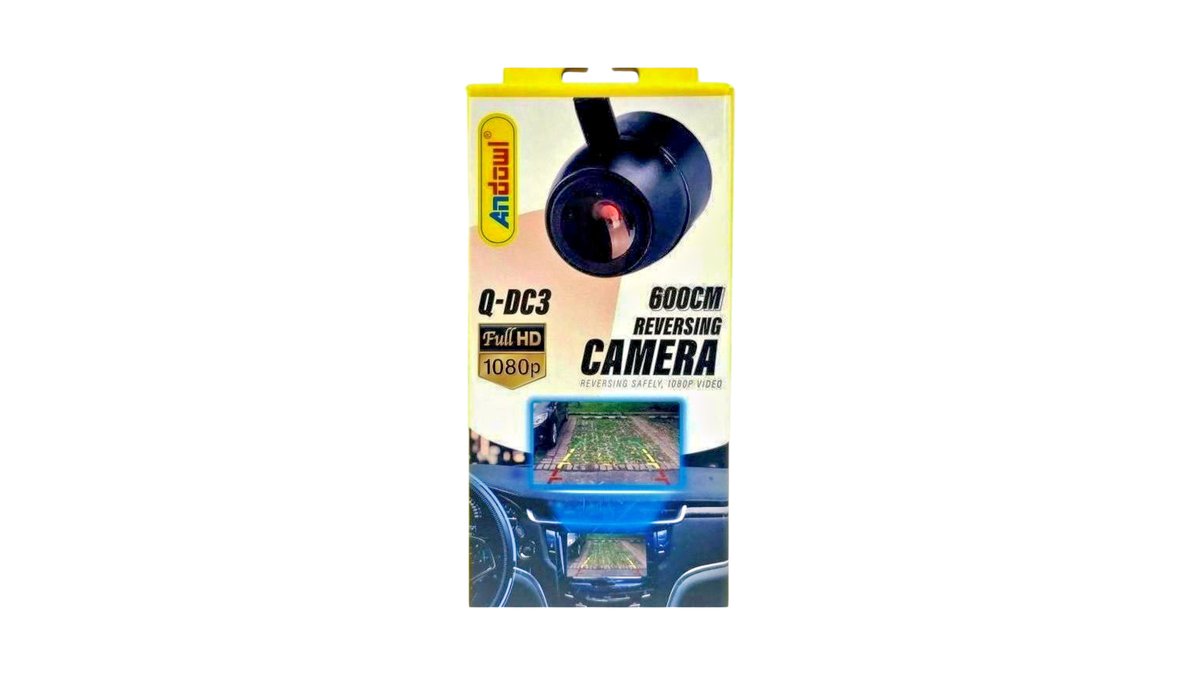 Andowl Q-DC3 Reversing Camera – Full HD 1080p, 600CM Night Vision Car Backup Cam