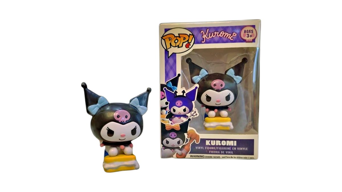 Kuromi Funko Pop Vinyl Figure – Sitting on Yellow Cushion