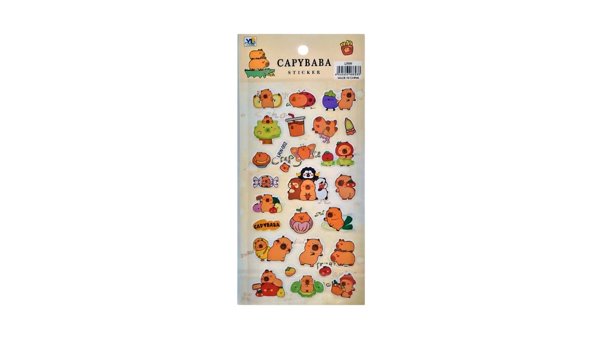 Capybara Stickers – Cute Animals