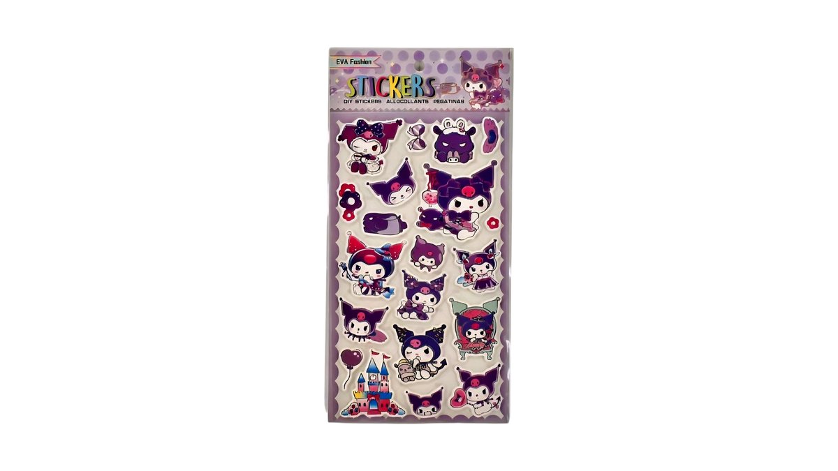 Kuromi Stickers – Sweet Collection