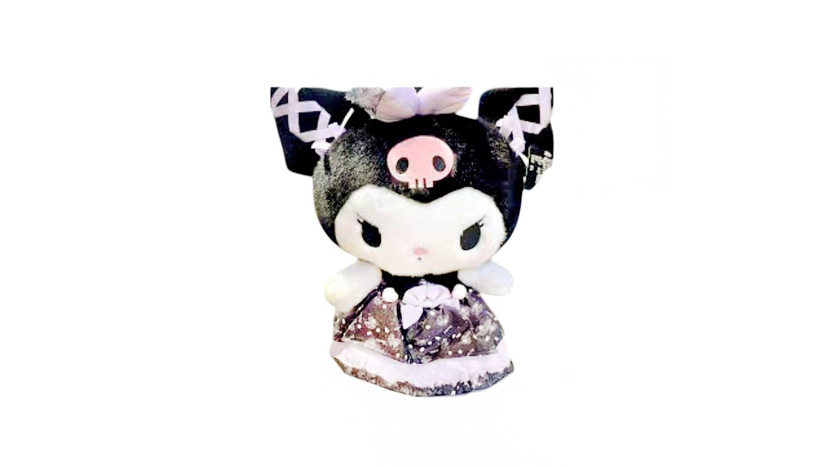 Kuromi Plush Doll – Gothic Sanrio Kawaii Toy