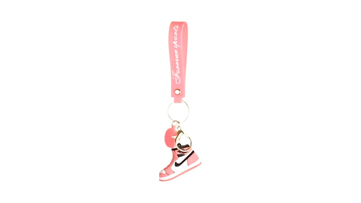 Sneaker Keychain – Mini Nike Shoe Keyring for Sports Fans(pink)
