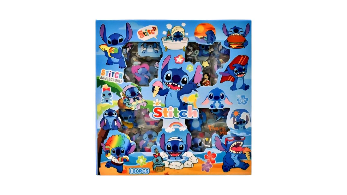 Stitch Stickers Box (100pcs) – Cute Lilo & Stitch Sticker Pack