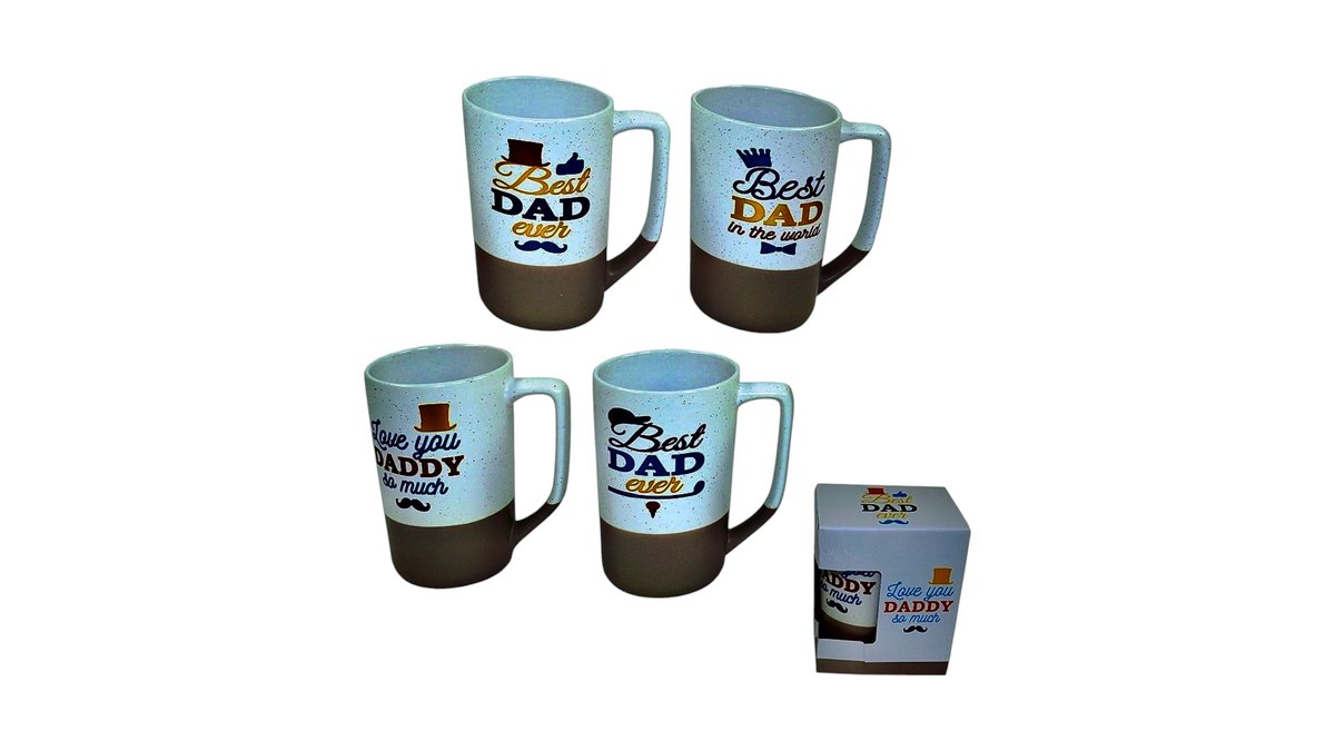 Best Dad Ever Mug – Classic Ceramic Gift for Fathers 550ml