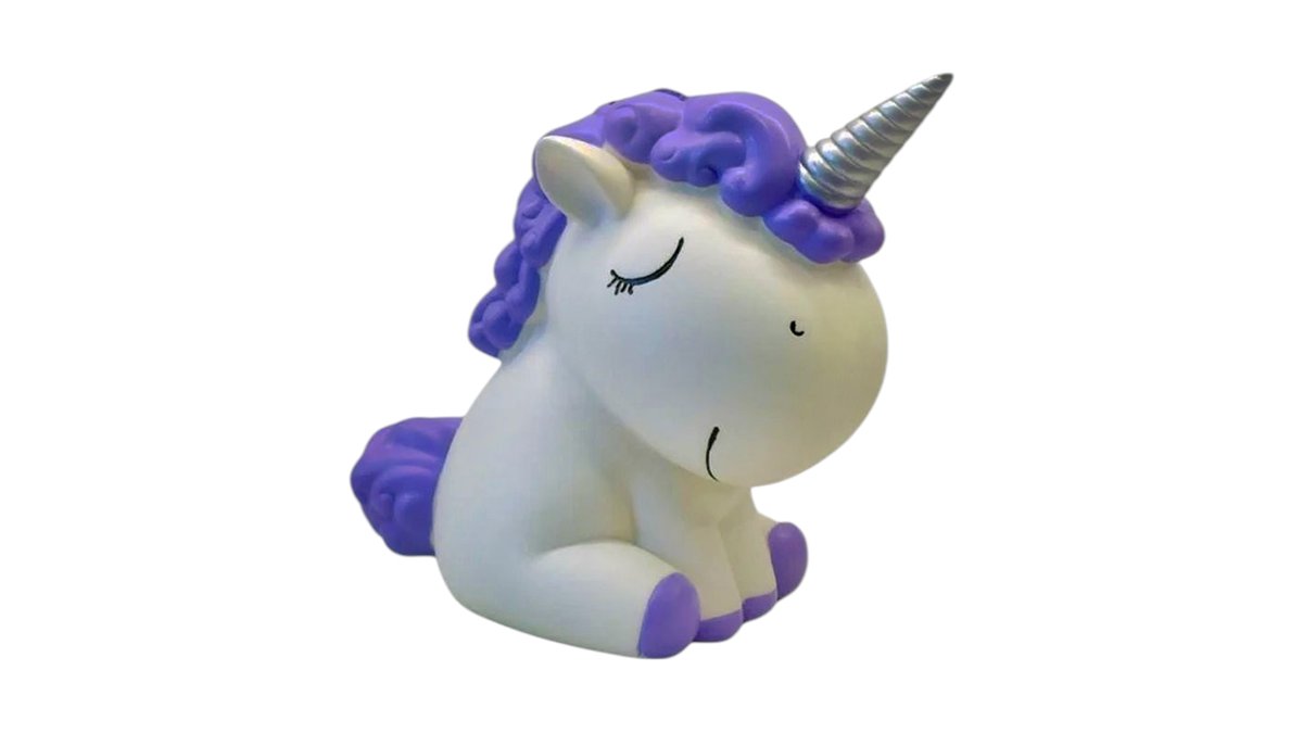 Purple Unicorn Coin Bank – Magical Money Box for Kids