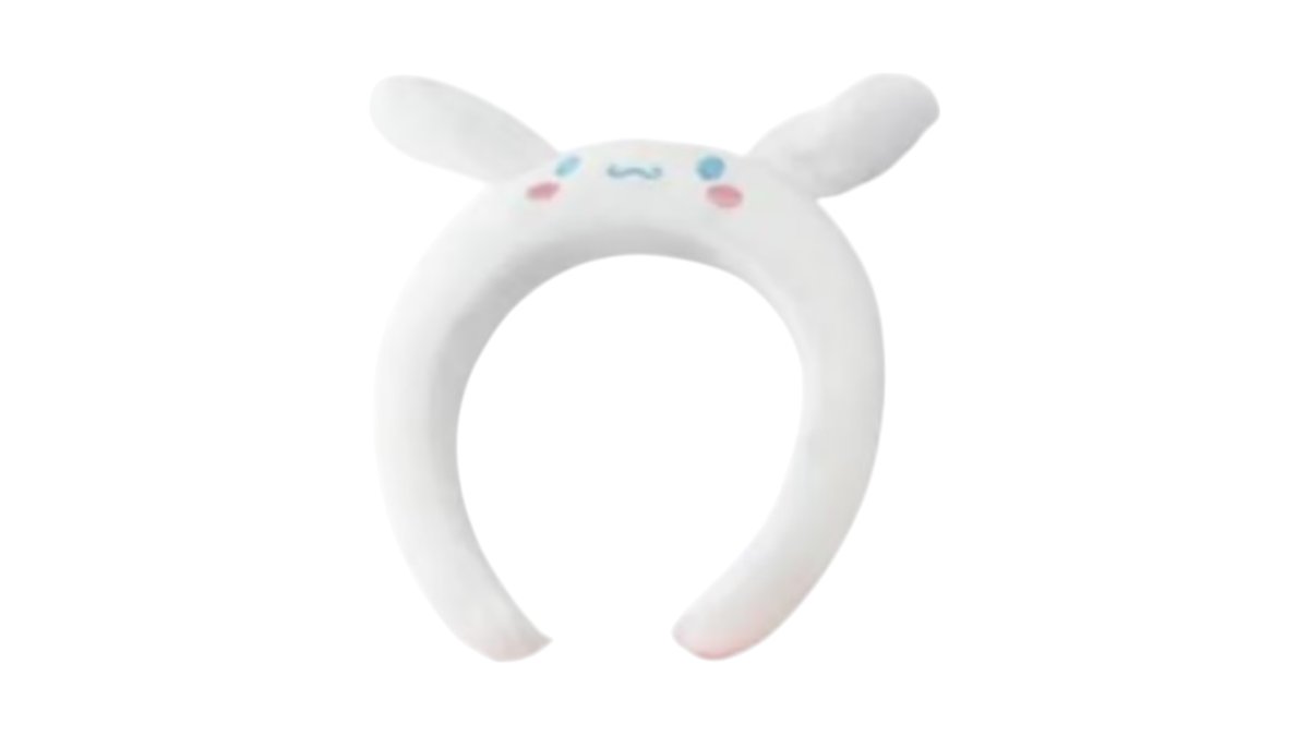 Cinnamoroll Plush Headband – Cute Kawaii Sanrio Hair Accessory