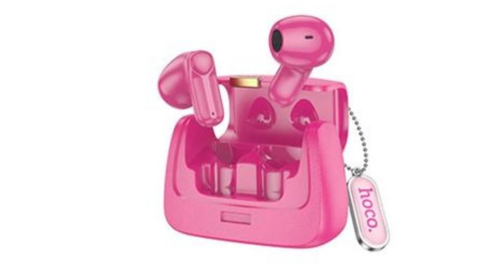 🎀 Hoco DES35 Handbag Bluetooth Earphones – Pink