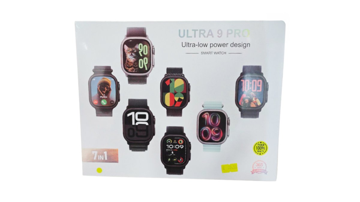 ⌚ Ultra 9 Pro Smart Watch – 7 in 1 | Ultra-Low Power Design