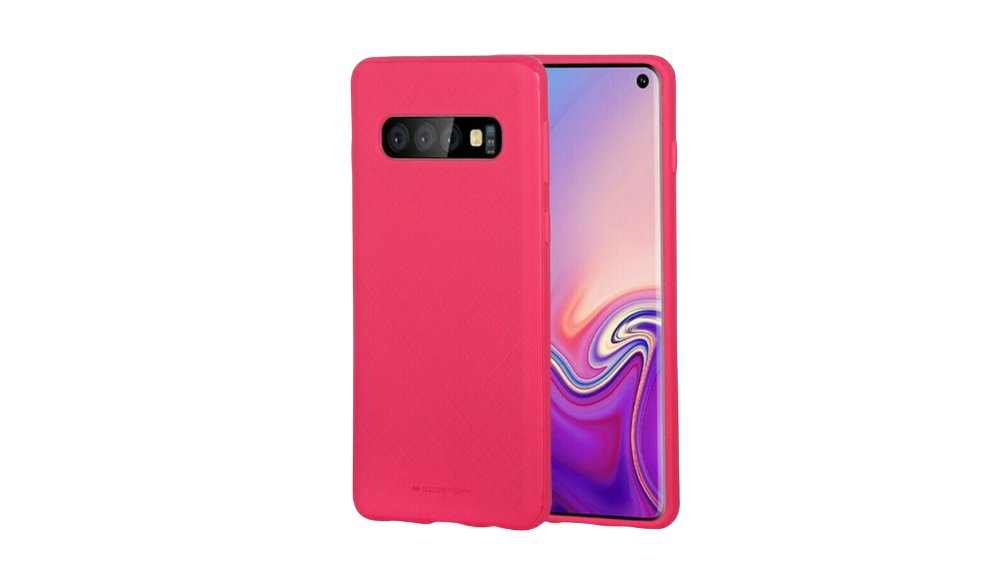 Fuxia Silicone Case for Samsung S10 Slim & Protective