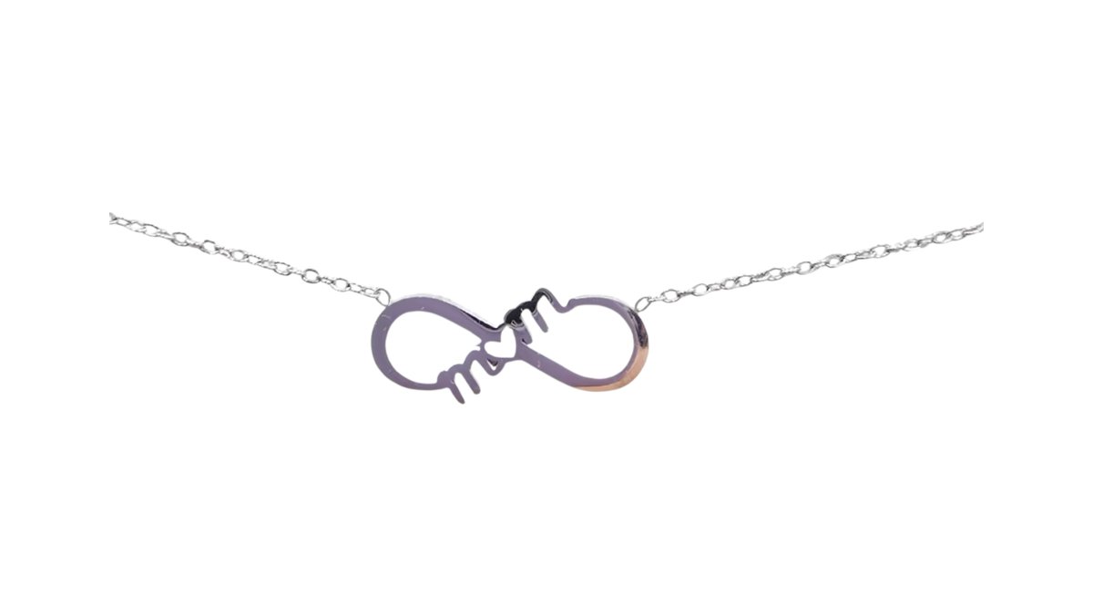 ♾️ “Mama” Silver Infinity stainlesteel Necklace