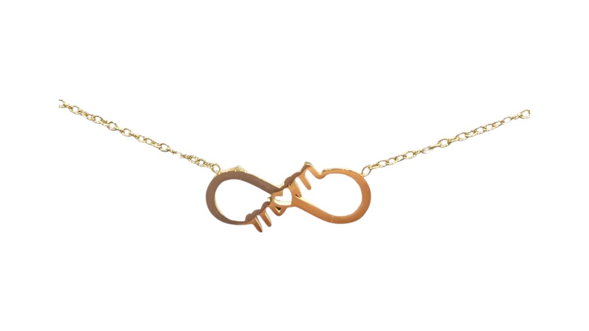 ♾️ “Mama” Gold Infinity stainlesteel Necklace