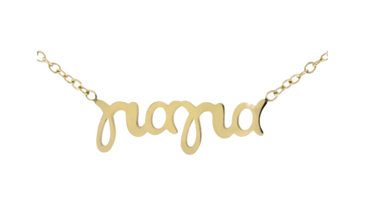 “γιαγια” Gold stainlesteel Necklace