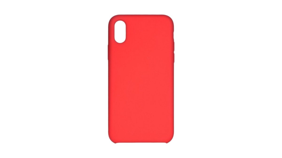 Red Silicone Case for Samsung Galaxy A01– Slim & Protective