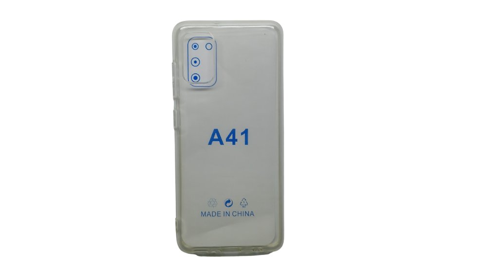 Clear soft Silicone Case for Samsung A41– Slim & Protective