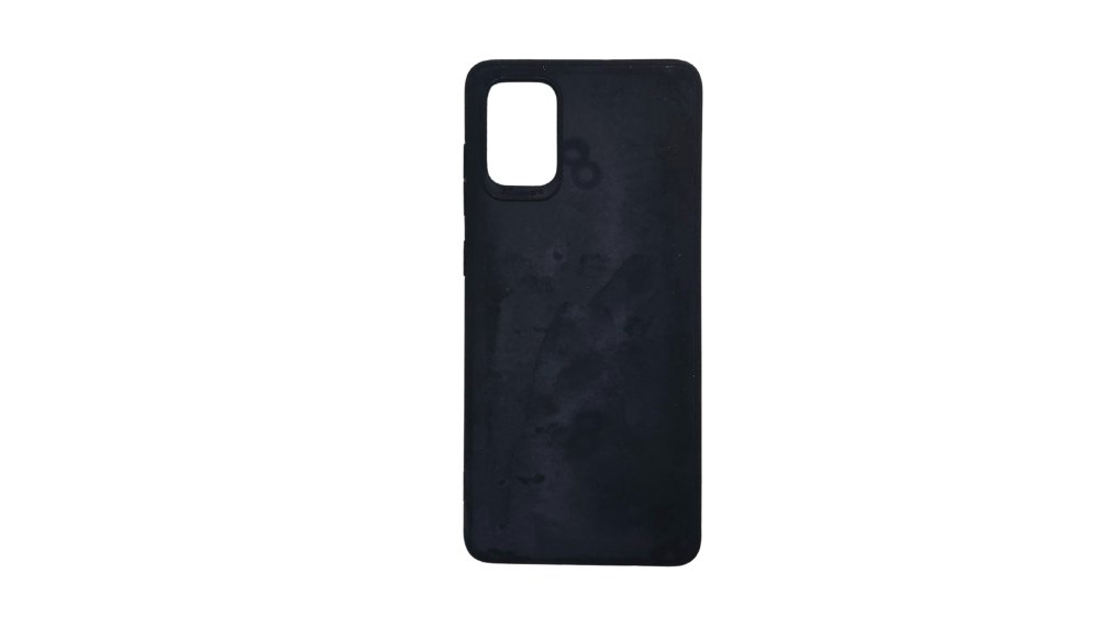 Black Silicone Case for Samsung Galaxy A71– Slim & Protective