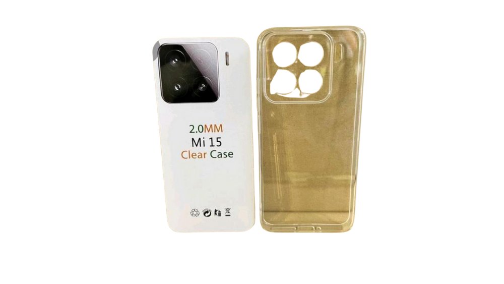Soft clear Silicone Case for redmi mi 15– Slim & Protective