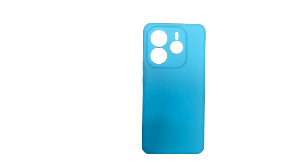 Light blue Silicone Case for redmi note 14 Slim & Protective
