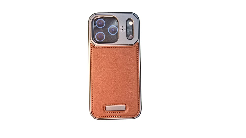 iPhone 17 Pro Leather Magnetic Case – Brown