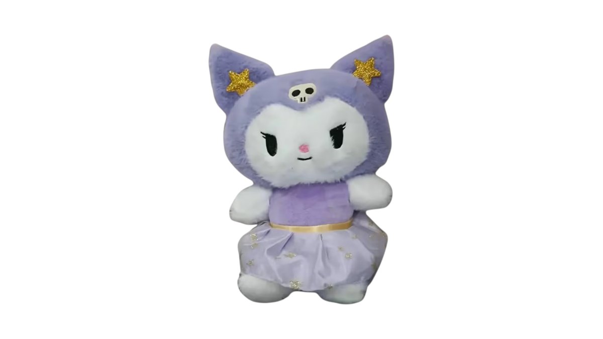 Kuromi Plush 25cm – Cute Sanrio Soft Toy
