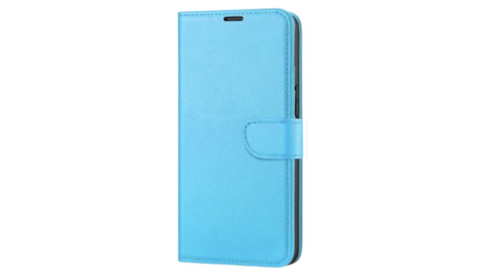 📱Light blue Book Case – Redmi 13 pro