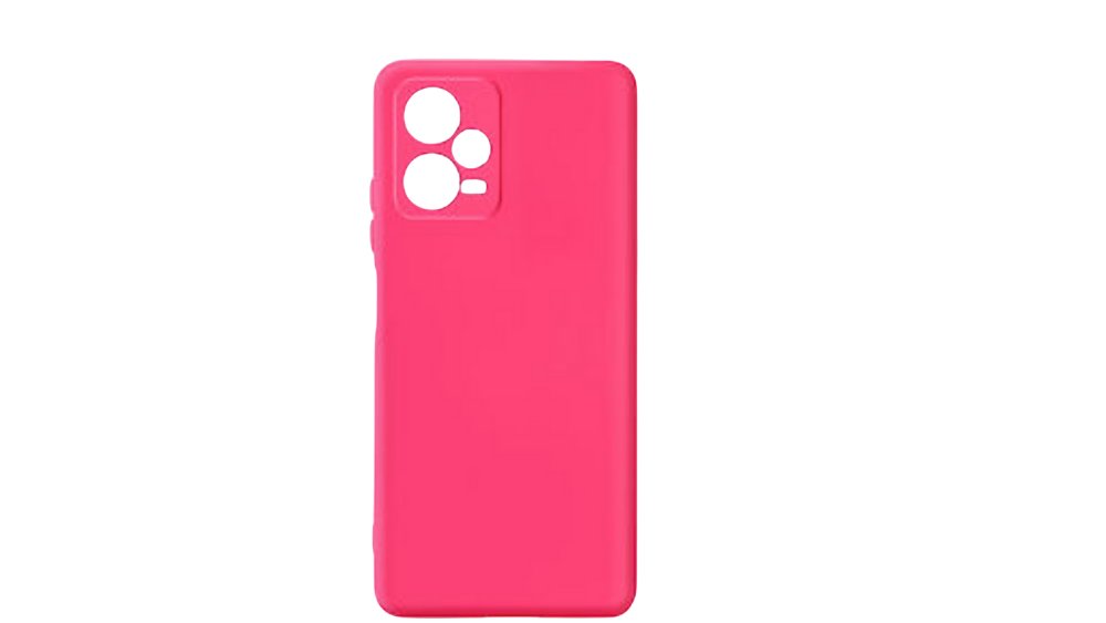 Red Silicone Case for redmi note 12 pro plus Slim & Protective