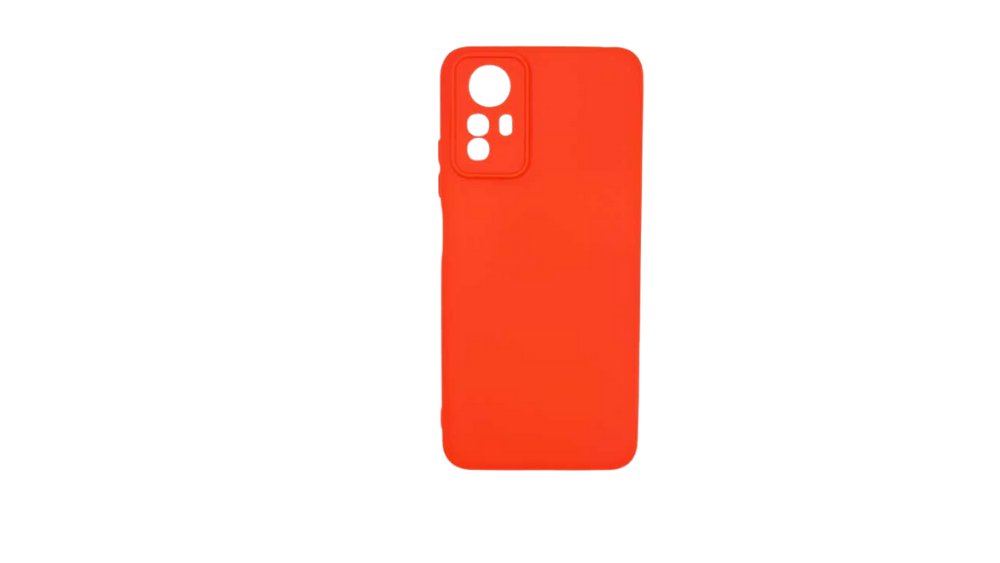 Orange Silicone Case for redmi note 12 S– Slim & Protective