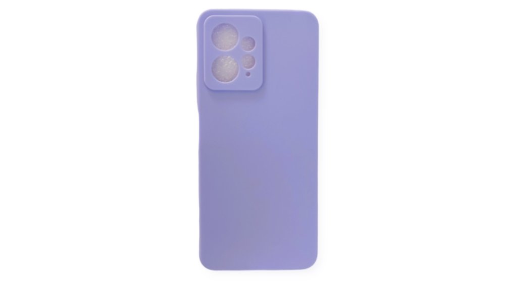 Purple Silicone Case for redmi note 12 4g Slim & Protective
