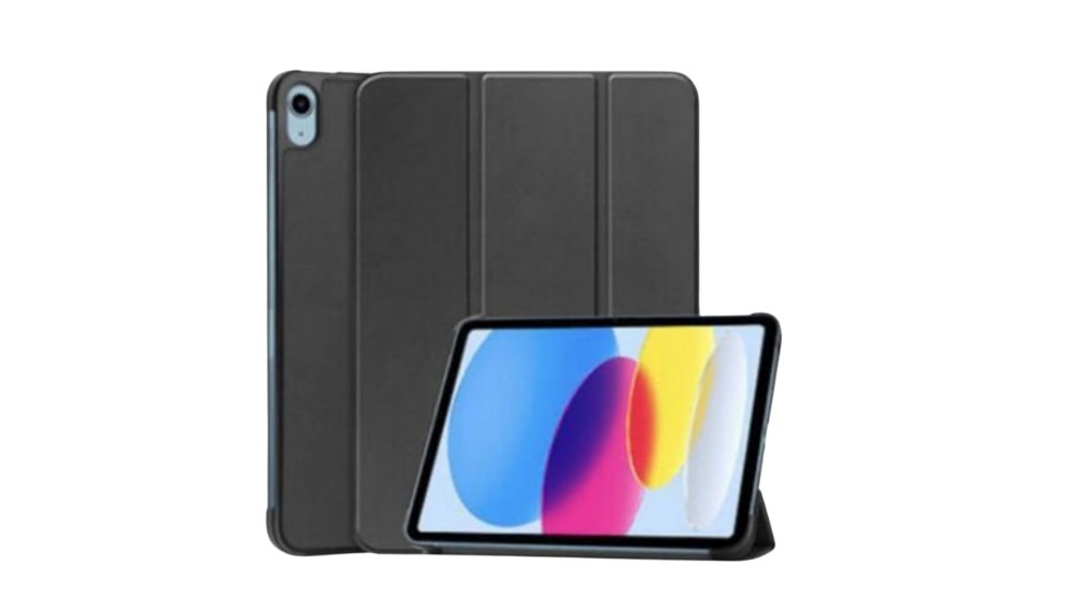 Smart Magnetic Leather Case for iPad A16 (2025) – Black