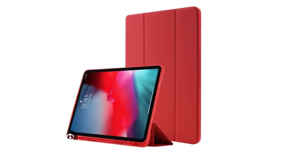 Smart Magnetic Leather Case for iPad Air 13″ (2024/2025) – Red