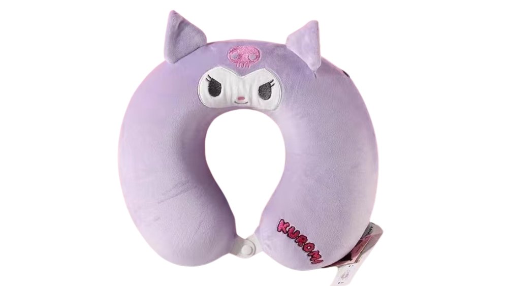 Kuromi travel pillow