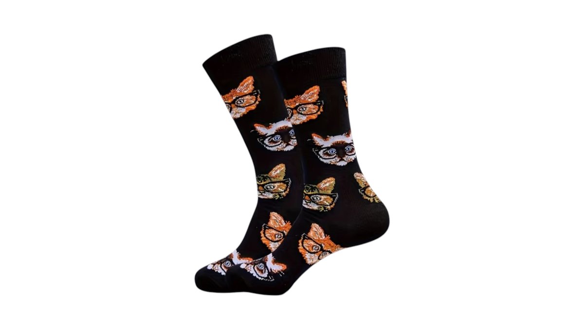 Sofisticated cats socks