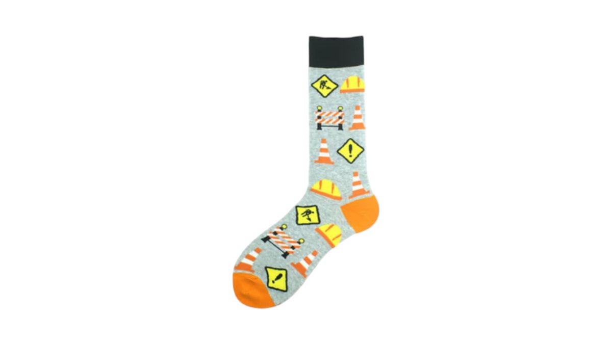 Road works socks