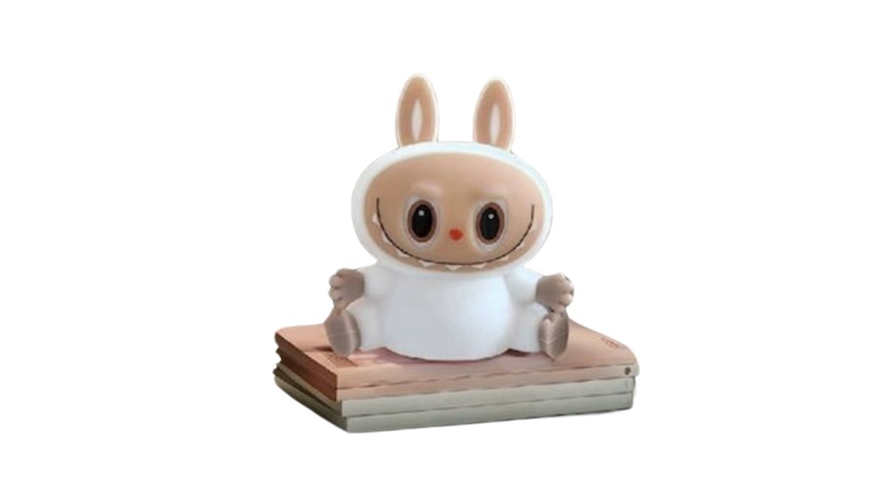 Labubu LED Night Light – Rechargeable Soft Silicone Lamp