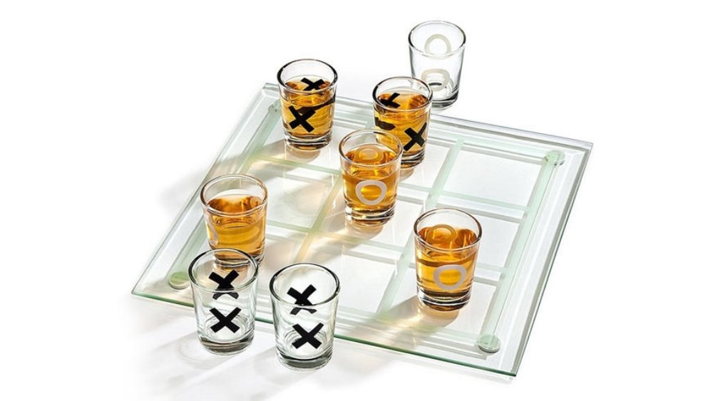 ❌⭕ Shot Glass Tic Tac Toe – Fun Drinking Game