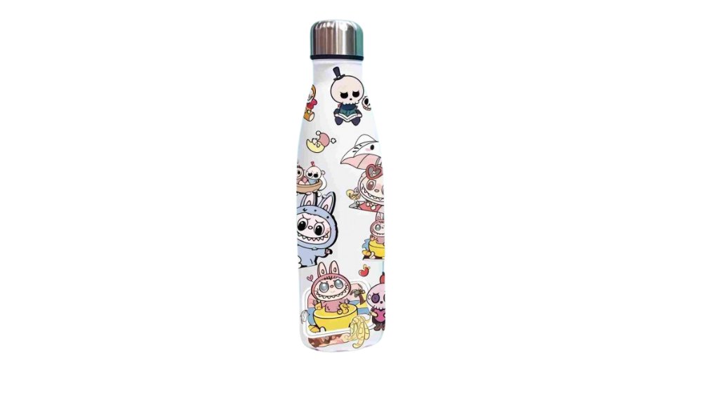 🤍 Labubu Stainless Steel Bottle – White Edition