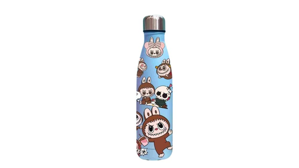💙 Labubu Stainless Steel Bottle – Blue Edition