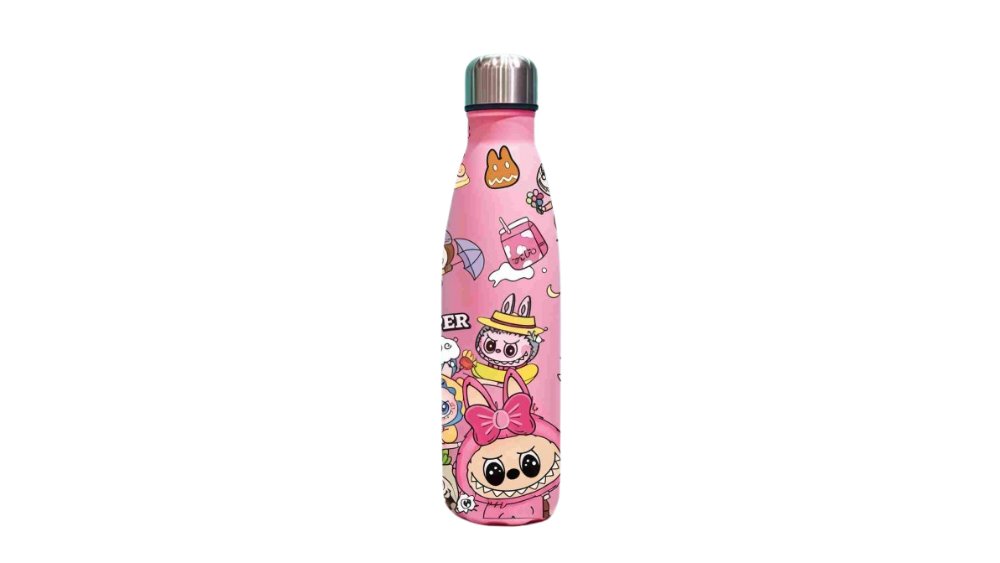 💗 Labubu Stainless Steel Bottle – Pink Edition
