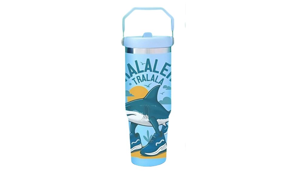 🦈 Tralalero Tralala Stainless Steel Bottle – 900ml