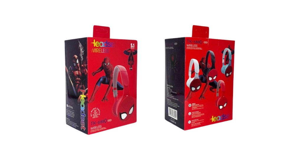 🎧 Spiderman Wireless Kids Headset – TK-688Q