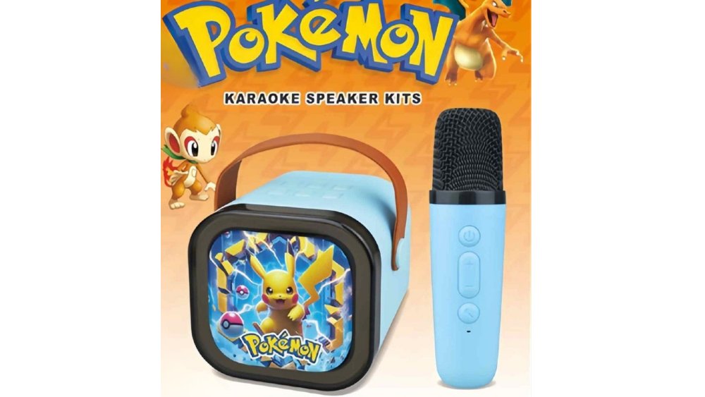 Pokémon Karaoke Speaker Kit – Bluetooth Speaker with Microphone