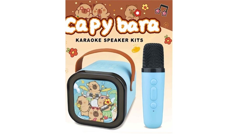 Capybara Karaoke Speaker Kit – Bluetooth Speaker with Microphone