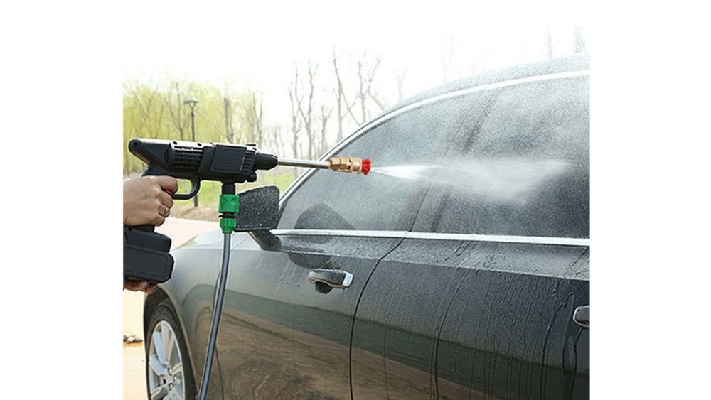 Portable High-Pressure Cordless Washing Gun – Full Set with Case