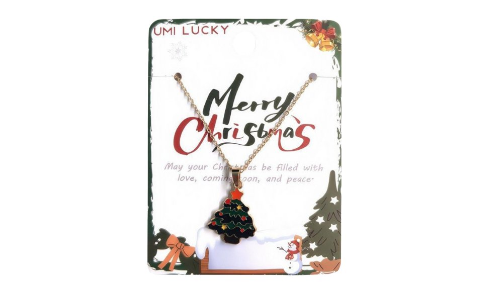 Christmas Tree Pendant Necklace