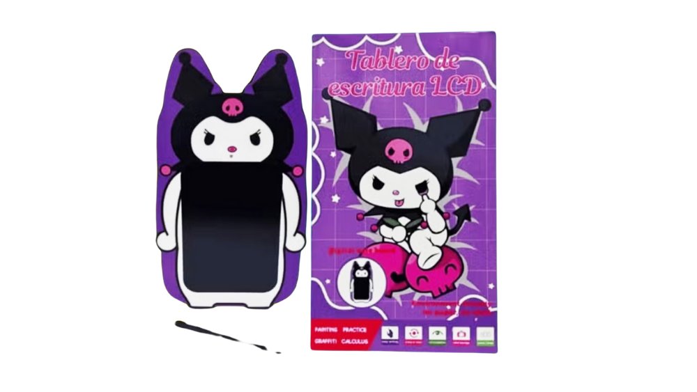 Kuromi-Style LCD Writing Tablet – Digital Drawing Pad for Kids
