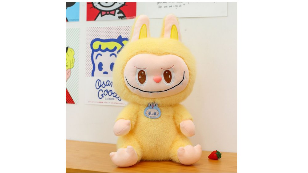 Labubu Plush – Yellow Edition