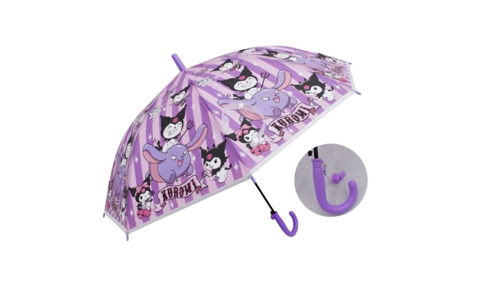 Kuromi Kids Umbrella – Purple