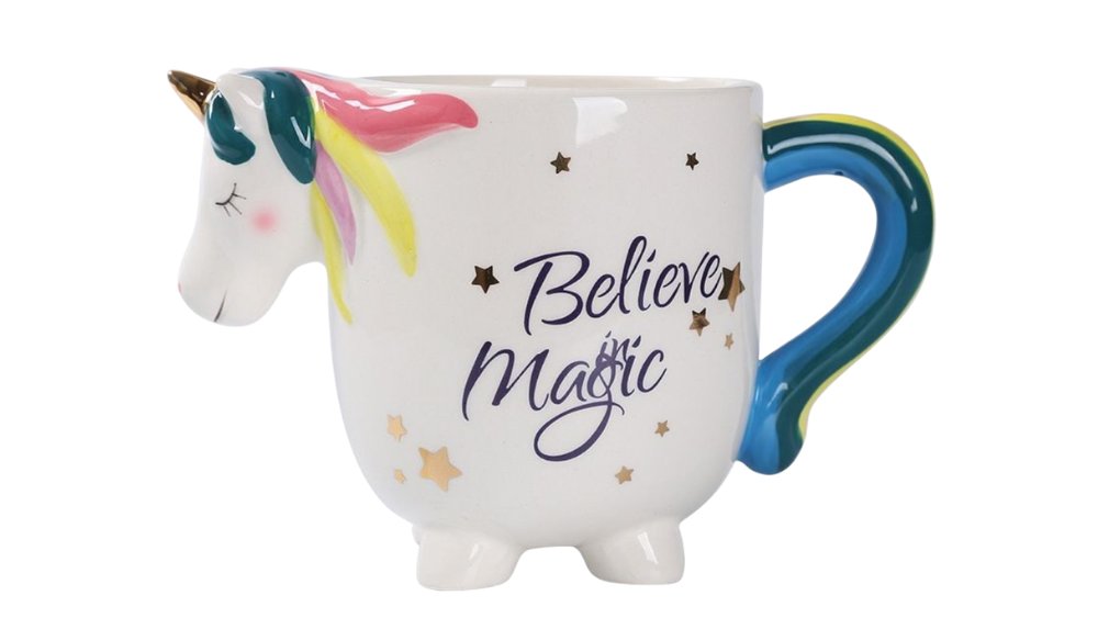 Unicorn 3D Ceramic Mug – “Believe in Magic”