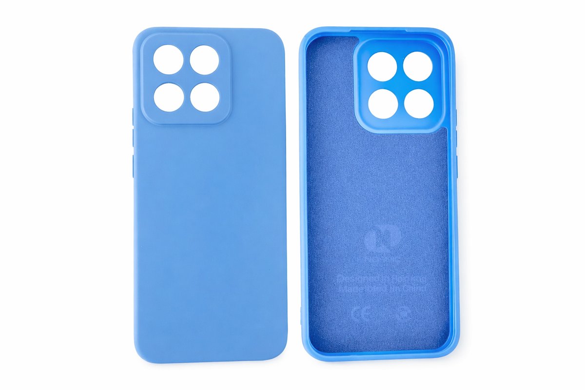 Blue Silicone Case for redmi 15T Slim & Protective